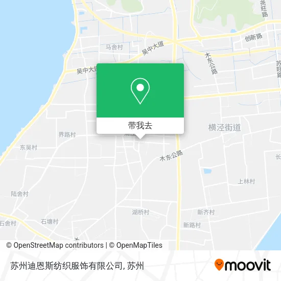 苏州迪恩斯纺织服饰有限公司地图