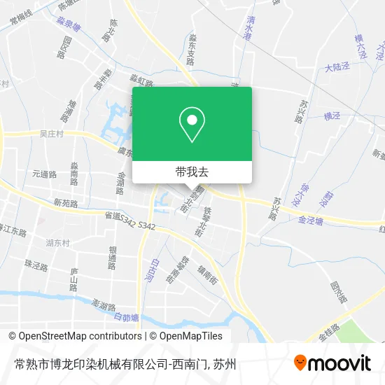 常熟市博龙印染机械有限公司-西南门地图