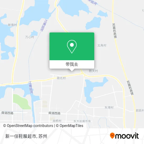 新一佳鞋服超市地图