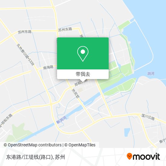 东港路/江堤线(路口)地图