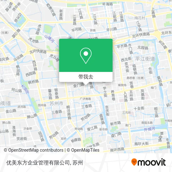 优美东方企业管理有限公司地图
