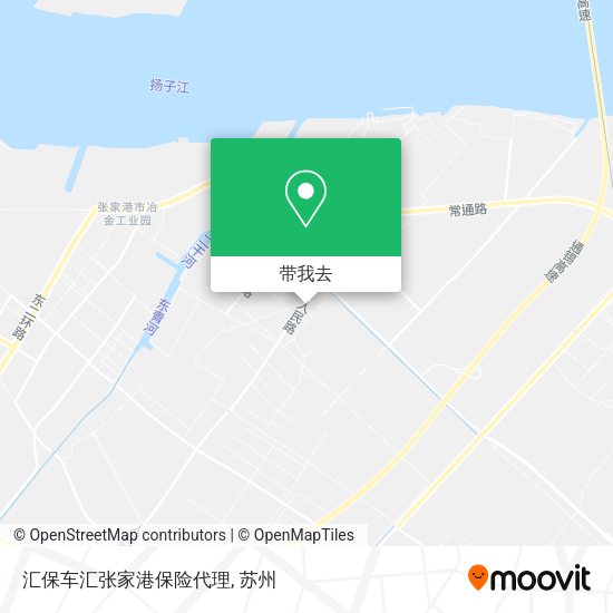 汇保车汇张家港保险代理地图