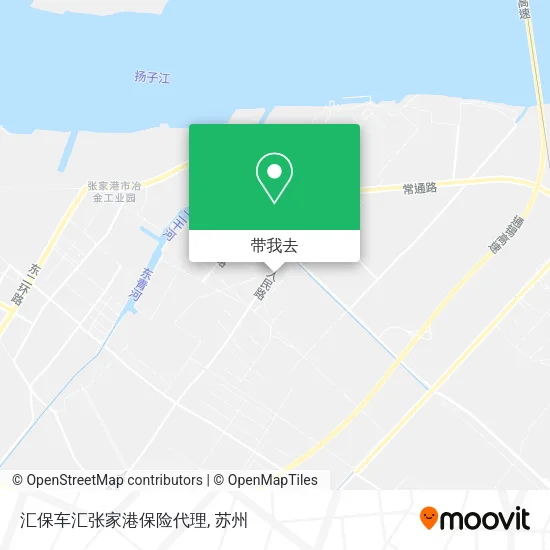 汇保车汇张家港保险代理地图
