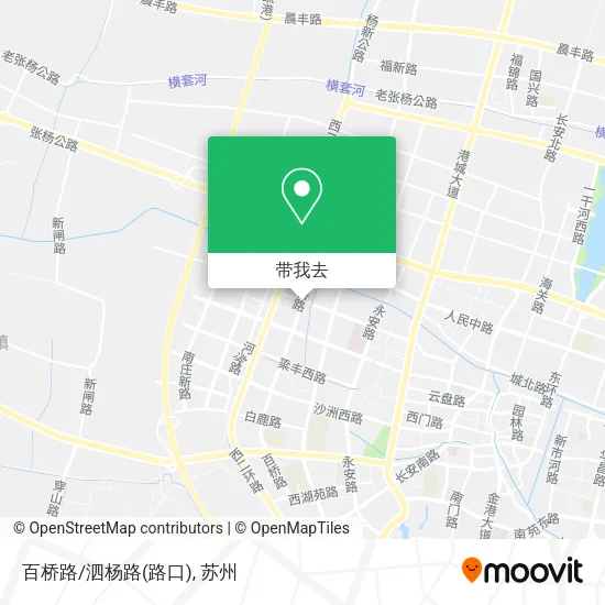 百桥路/泗杨路(路口)地图
