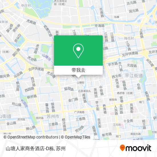 山塘人家商务酒店-D栋地图