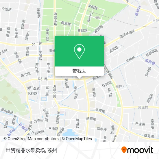 世贸精品水果卖场地图