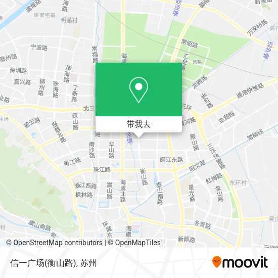 信一广场(衡山路)地图