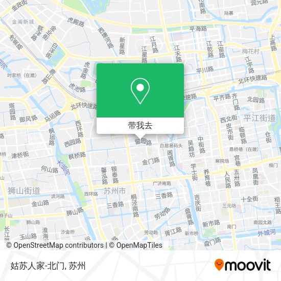 姑苏人家-北门地图
