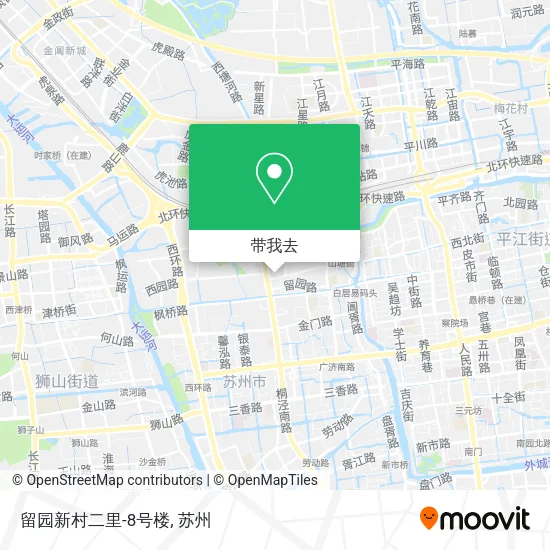 留园新村二里-8号楼地图