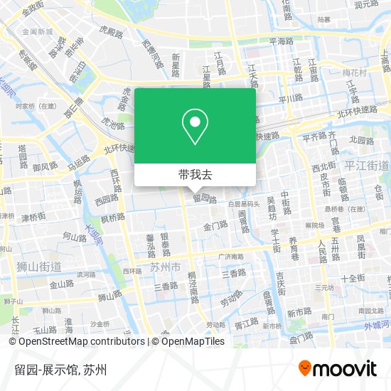 留园-展示馆地图