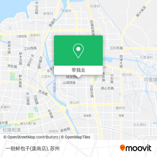 一朝鲜包子(庞南店)地图