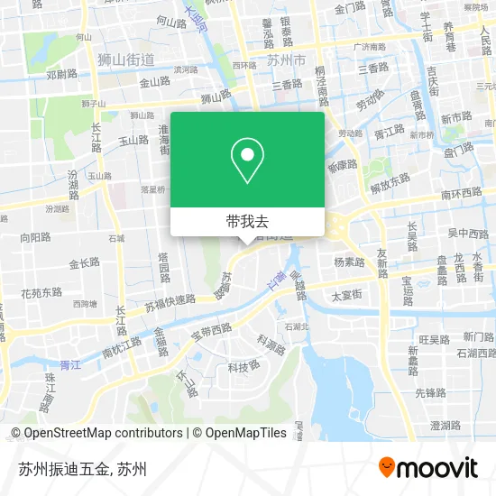 苏州振迪五金地图