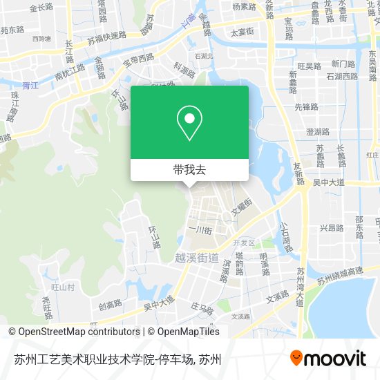 苏州工艺美术职业技术学院-停车场地图