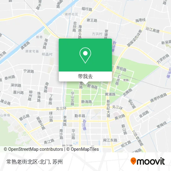 常熟老街北区-北门地图