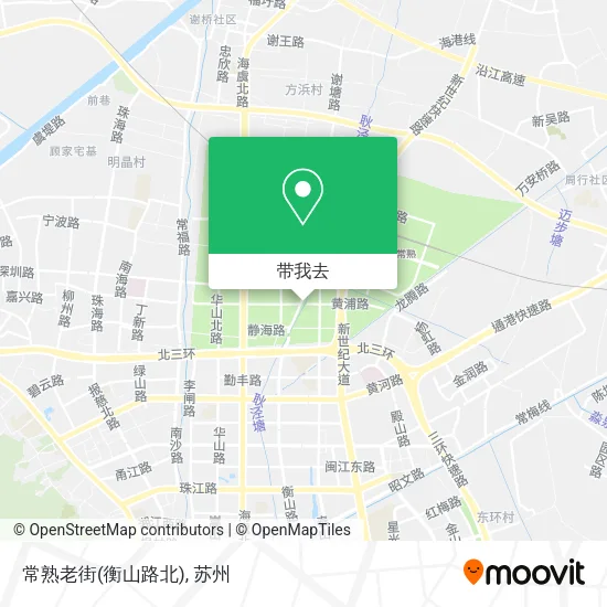 常熟老街(衡山路北)地图