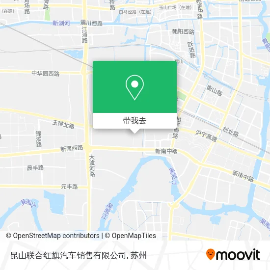 昆山联合红旗汽车销售有限公司地图