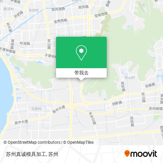 苏州真诚模具加工地图