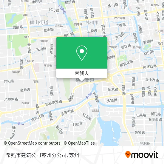 常熟市建筑公司苏州分公司地图