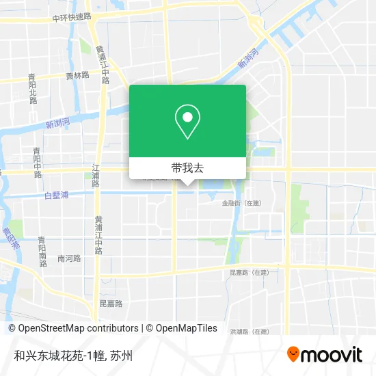 和兴东城花苑-1幢地图