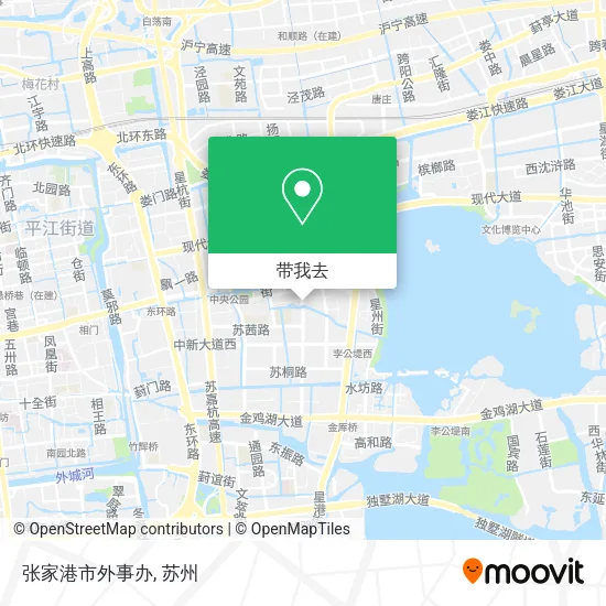 张家港市外事办地图