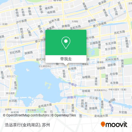 浩远茶行(金鸡湖店)地图