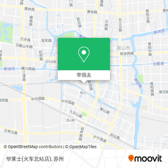华莱士(火车北站店)地图