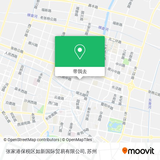 张家港保税区如新国际贸易有限公司地图