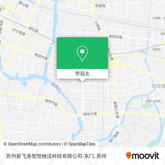 苏州新飞港智慧物流科技有限公司-东门地图