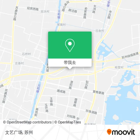 文艺广场地图