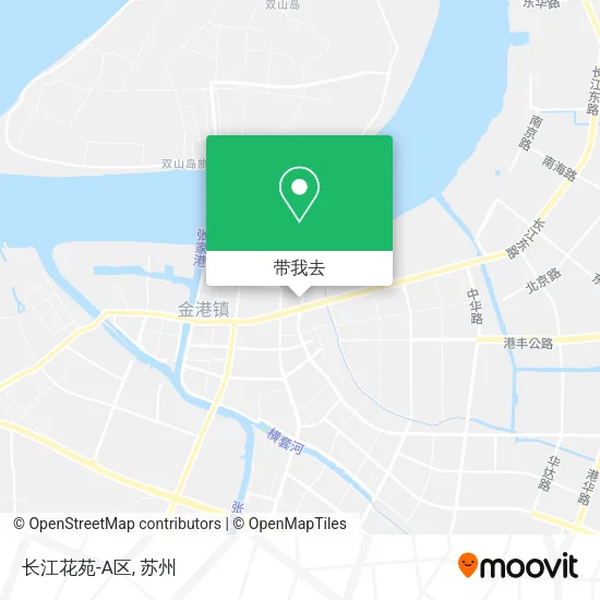 长江花苑-A区地图