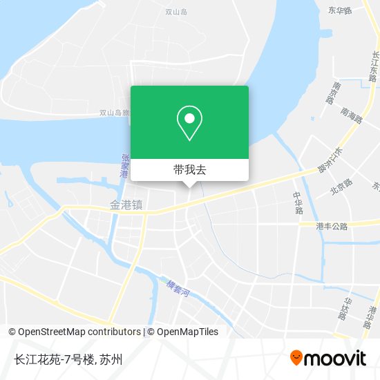 长江花苑-7号楼地图