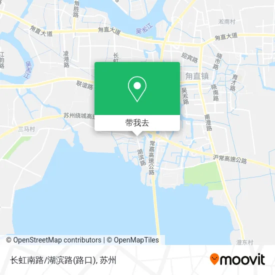 长虹南路/湖滨路(路口)地图
