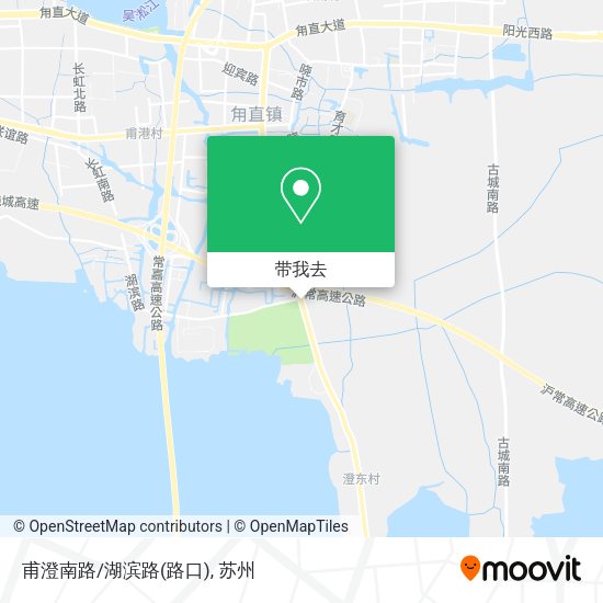 甫澄南路/湖滨路(路口)地图