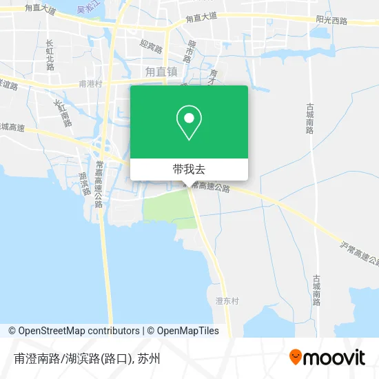 甫澄南路/湖滨路(路口)地图