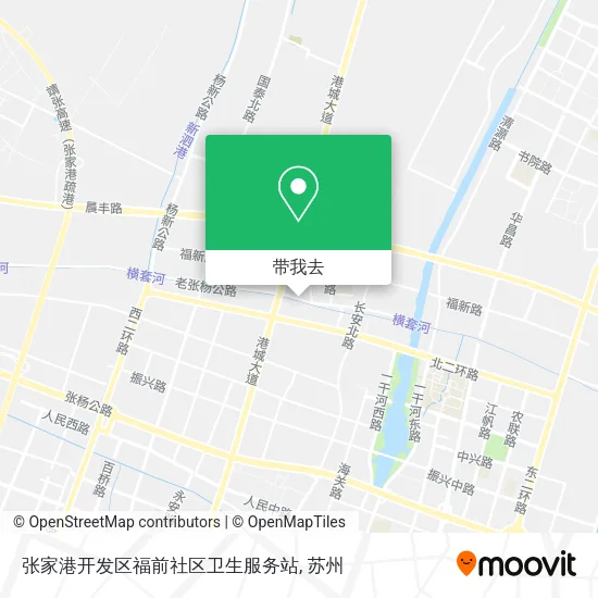 张家港开发区福前社区卫生服务站地图