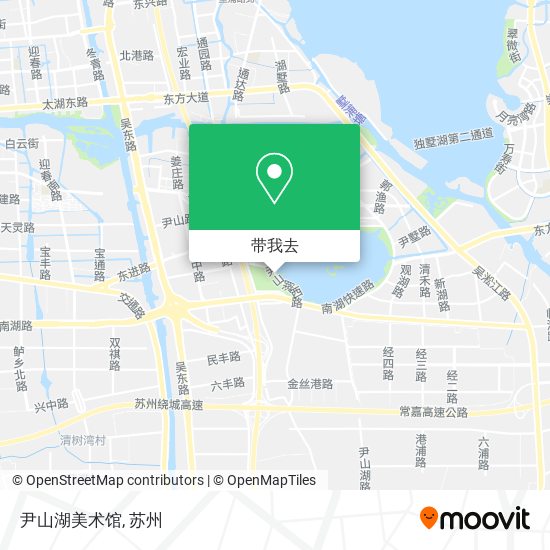 尹山湖美术馆地图