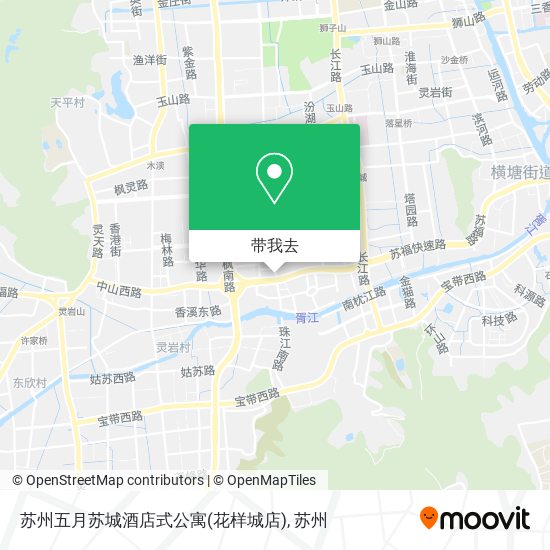 苏州五月苏城酒店式公寓(花样城店)地图