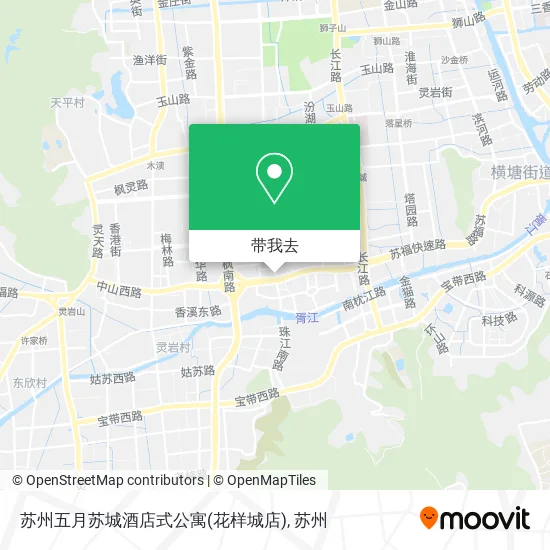 苏州五月苏城酒店式公寓(花样城店)地图