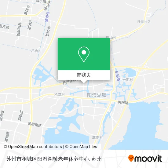 苏州市相城区阳澄湖镇老年休养中心地图
