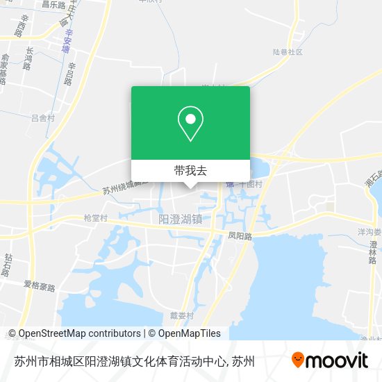 苏州市相城区阳澄湖镇文化体育活动中心地图