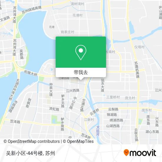 吴新小区-44号楼地图