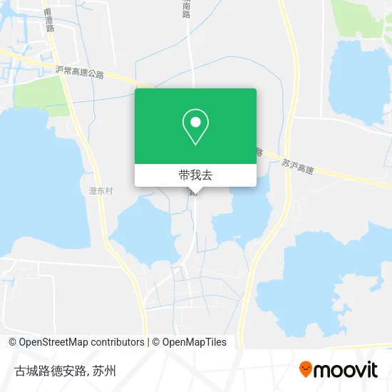 古城路德安路地图