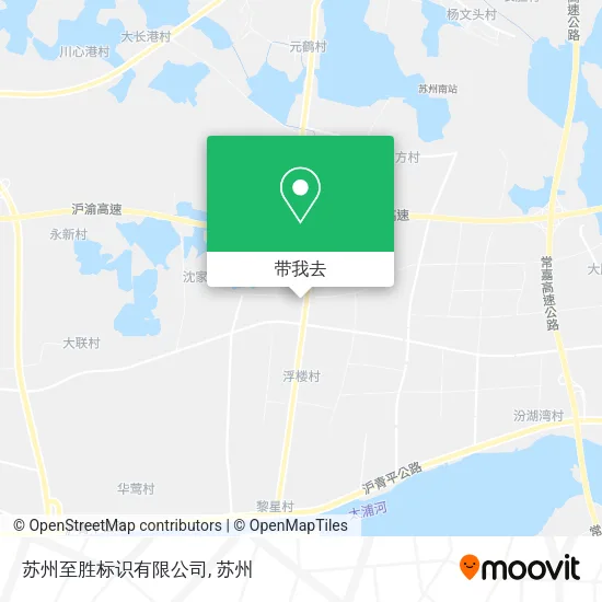 苏州至胜标识有限公司地图