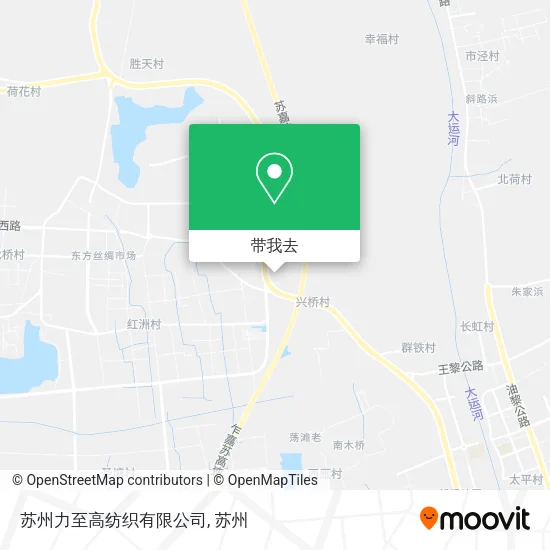 苏州力至高纺织有限公司地图