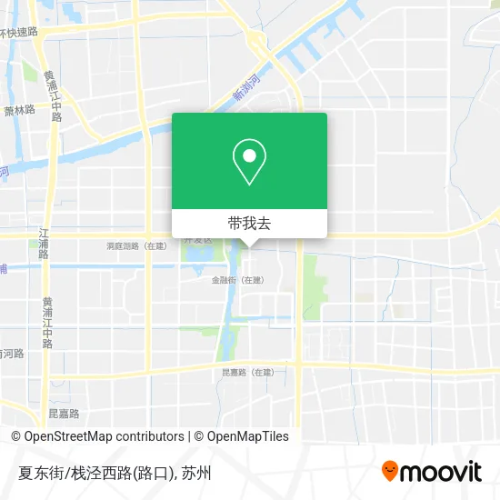 夏东街/栈泾西路(路口)地图