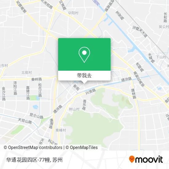 华通花园四区-77幢地图