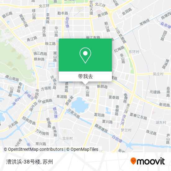 漕洪浜-38号楼地图