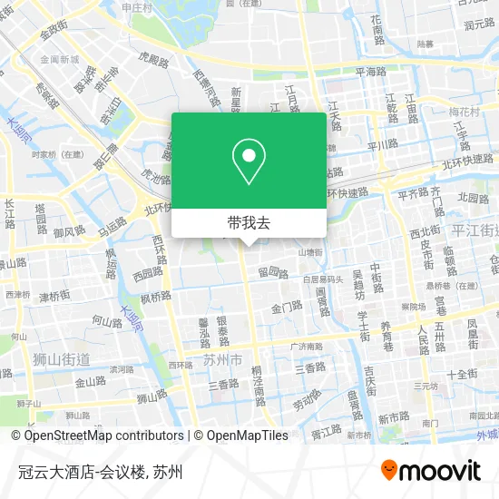 冠云大酒店-会议楼地图