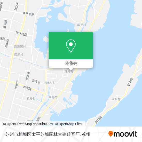 苏州市相城区太平苏城园林古建砖瓦厂地图