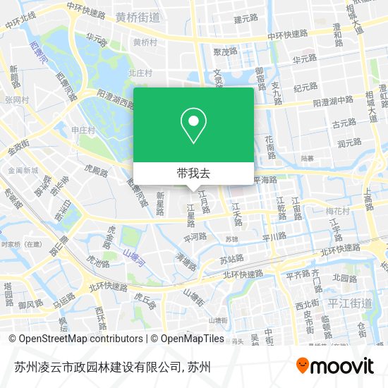 苏州凌云市政园林建设有限公司地图